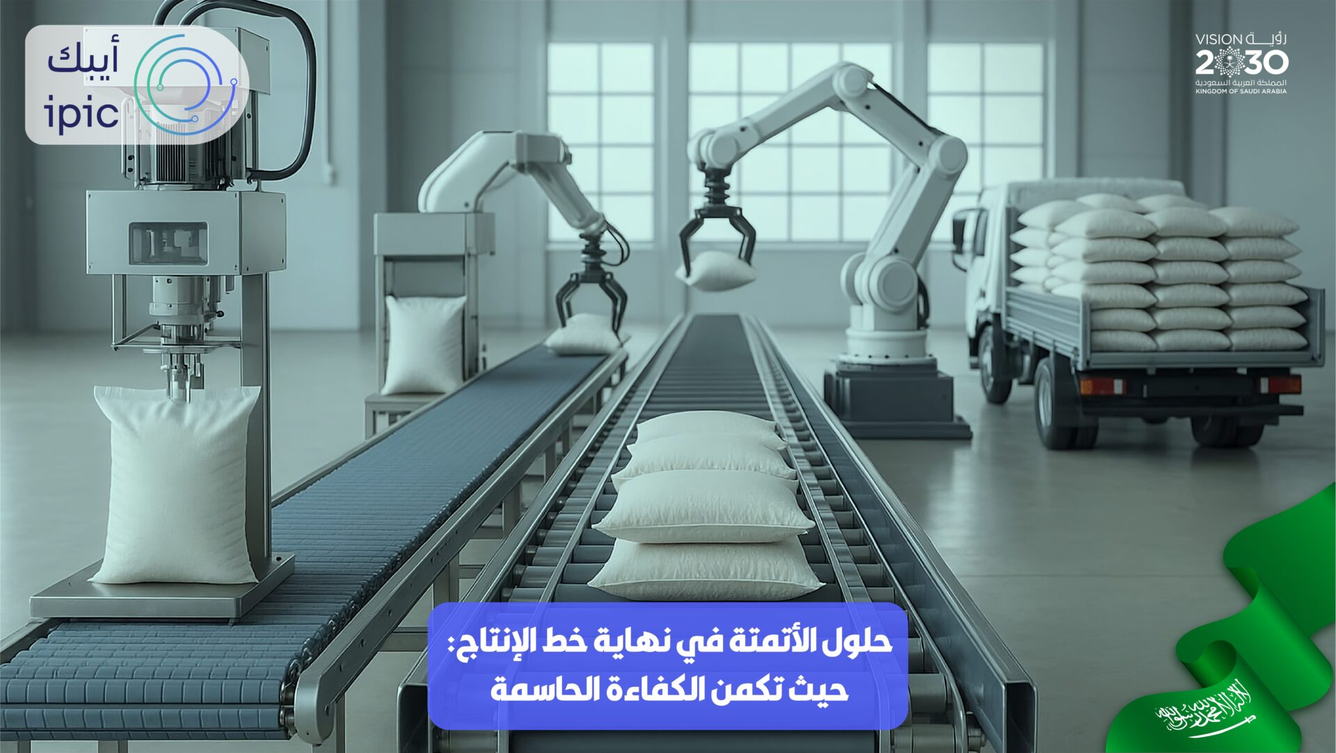 حلول الأتمتة لنهاية خط الإنتاج