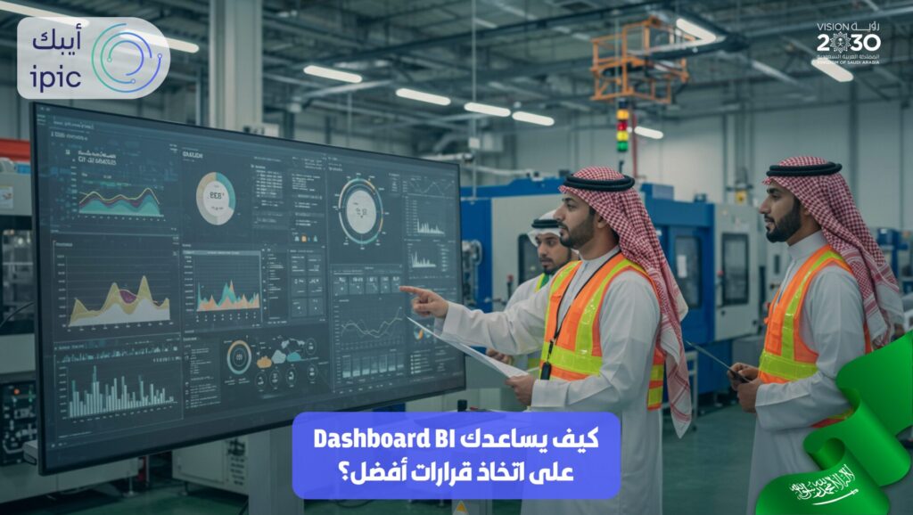 لوحات ذكاء الأعمال للمصانع